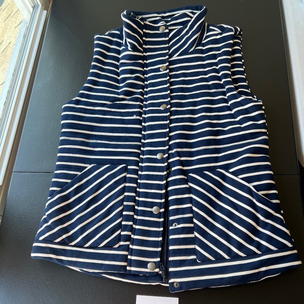 Grace & Lace Striped Vest